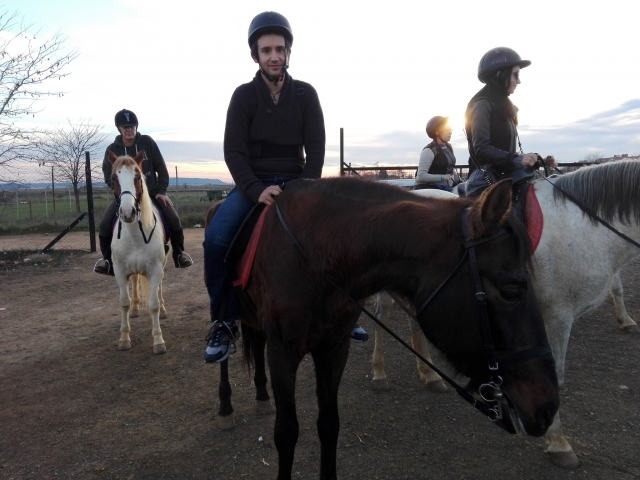 ride a horse
