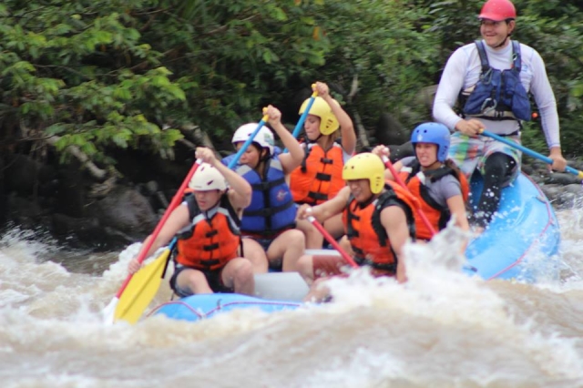  On our raft 