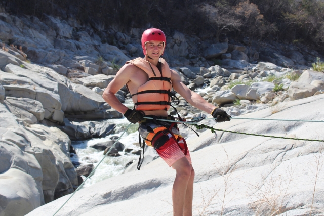  Profiter de la descente en rappel 