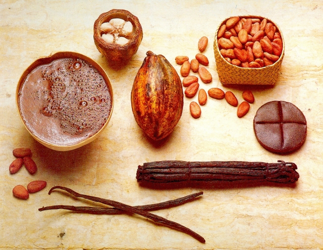 Cacao et vanille. 