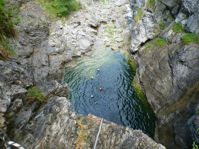  Blick auf den Pool