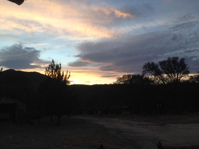 Admira el atardecer