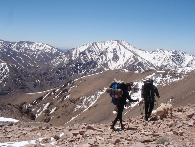  Hiking in the mountains 