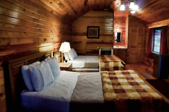 interior cabaña