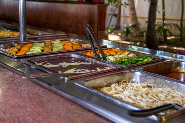  Comida self-service 