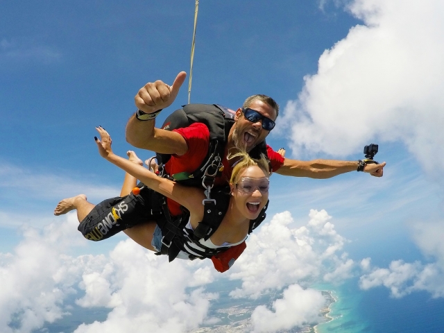 Salto tandem con instructor
