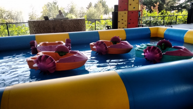 boats and pools