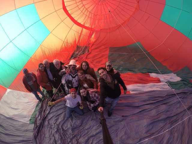  Inside the balloon 