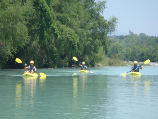 travesia en Kayaks