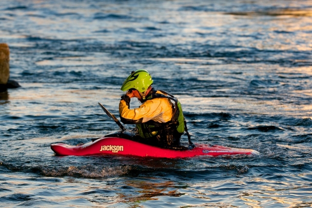 Kayak en el mar