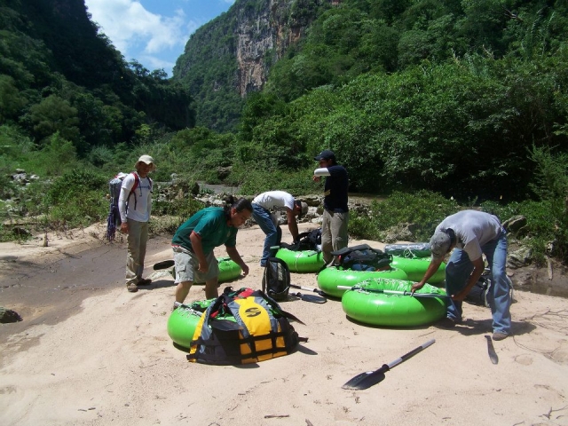  Getting ready for the adventure in the canyon 