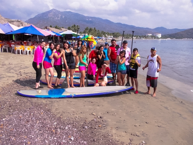  Paddle surf em grupo 