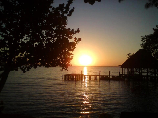  Sonnenuntergang in der Karibik 