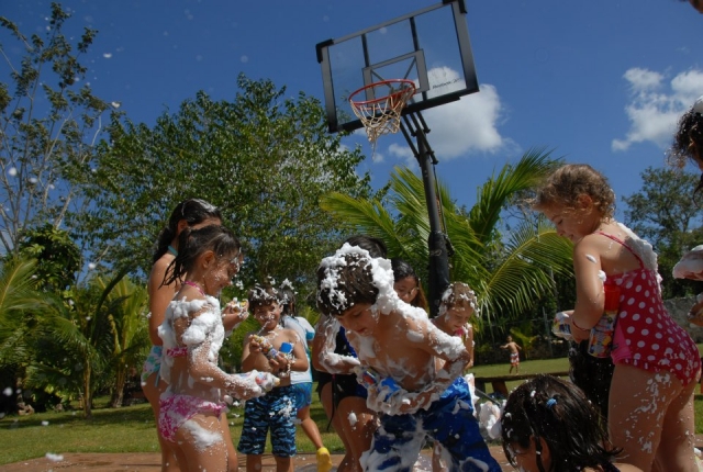  Festa de espuma 