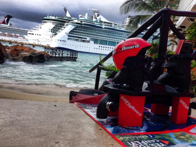  加勒比海的 Flyboard 