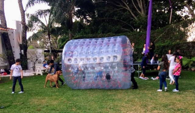Zorbing al aire libre