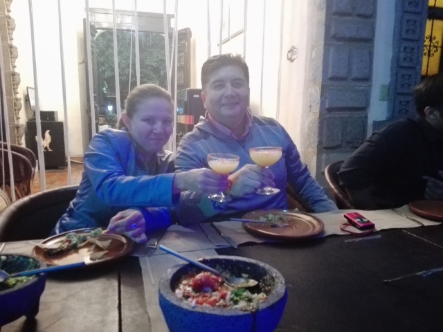  Brindando a una grande esperienza 