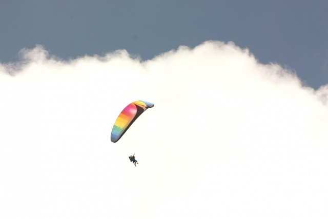 La magia del parapente