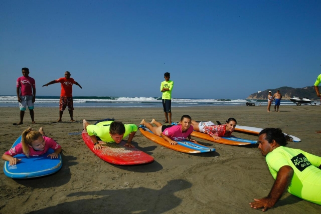  Beginn des Surfkurses 