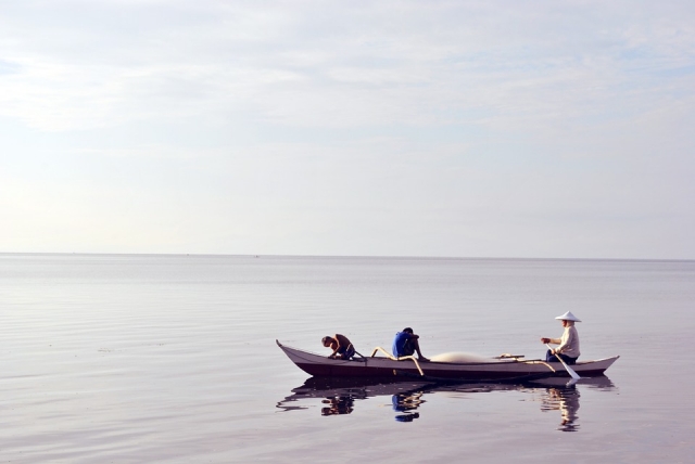 De pesca por aqui
