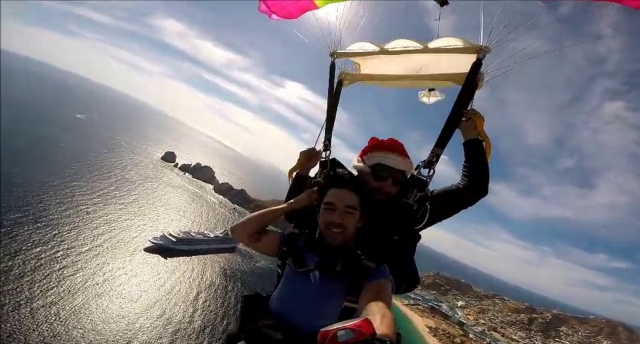  Glide over the beach 