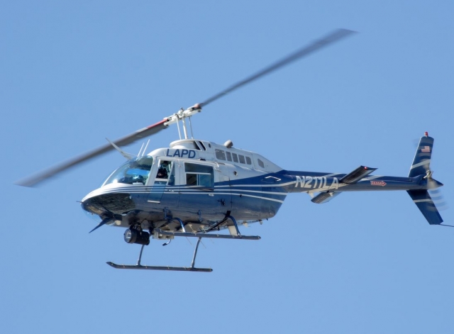 Helicopter during the flight 