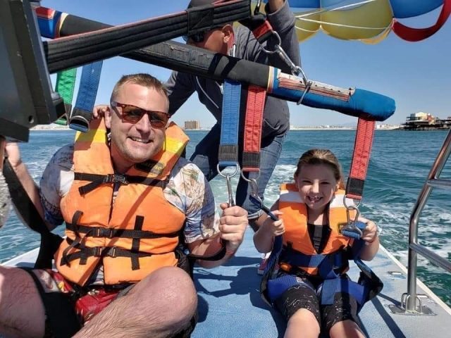 Despegando con el parasailing