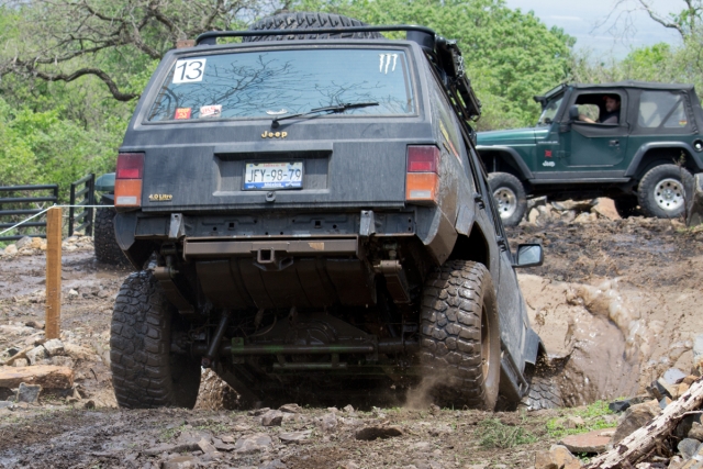  Entering the mud road 