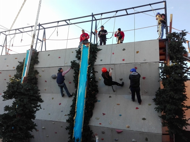  Practice at the escalodrome 
