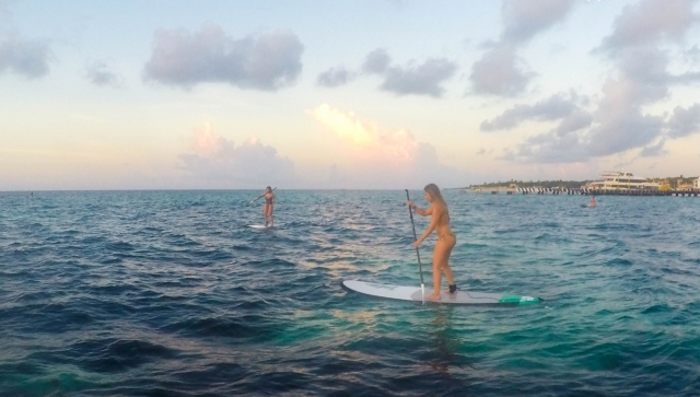  Over the turquoise sea 