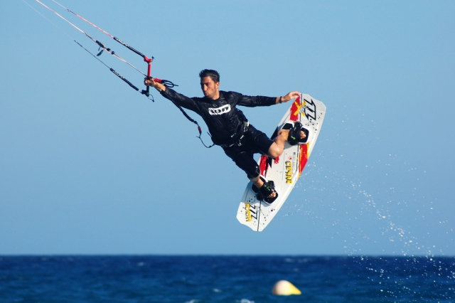  Sauter avec Kitesurf 