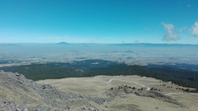  La vista del vulcano 