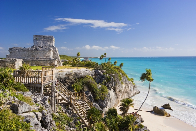  Tulum on the shore 