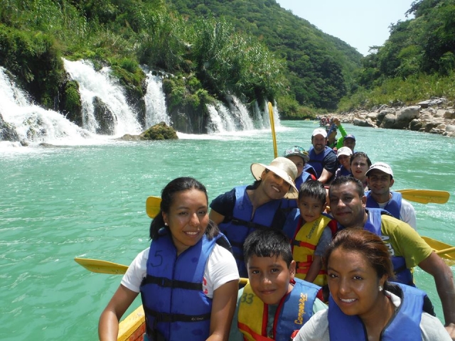 Canoas en familia