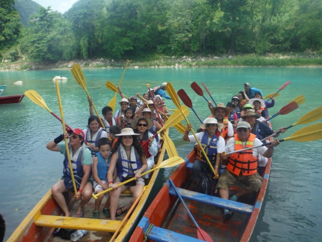Kayak en familia