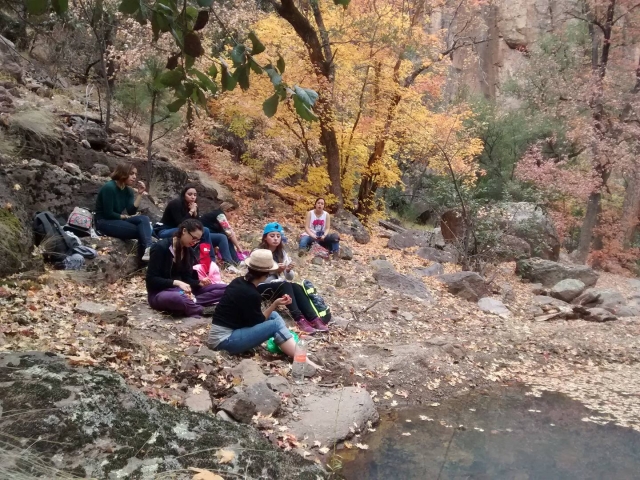 Tomando un descansito