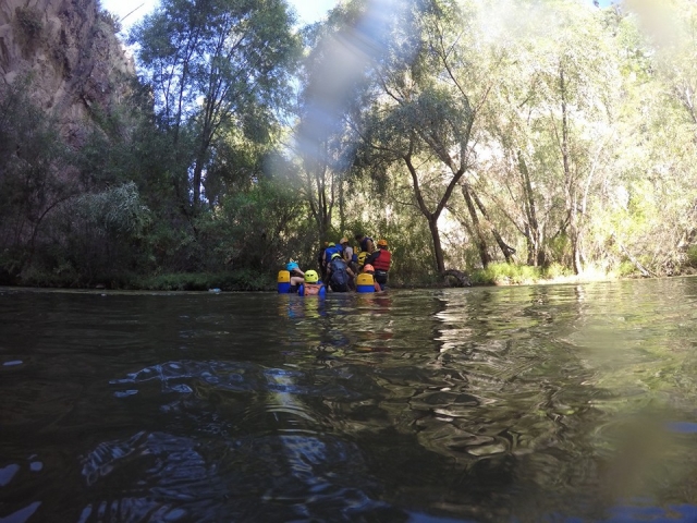  Swimming in the river 