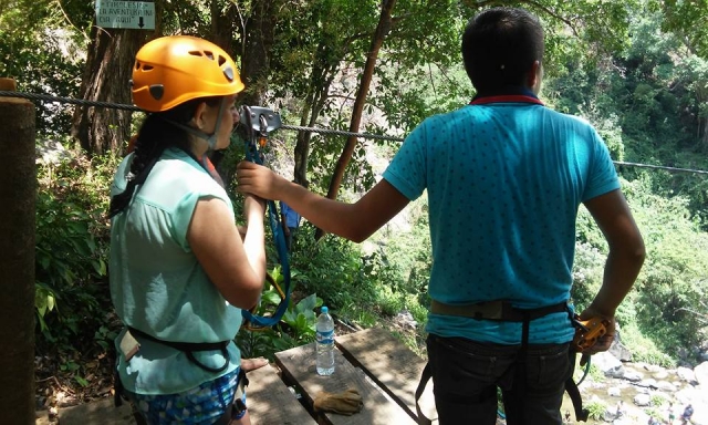 Avventura in zip line 