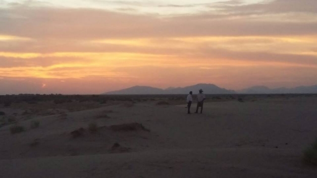  Watching the sunset 