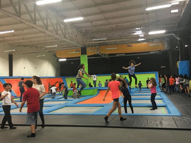  在我们的床上跳 