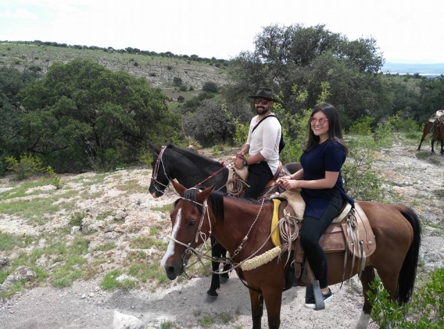 Cabalgata en pareja