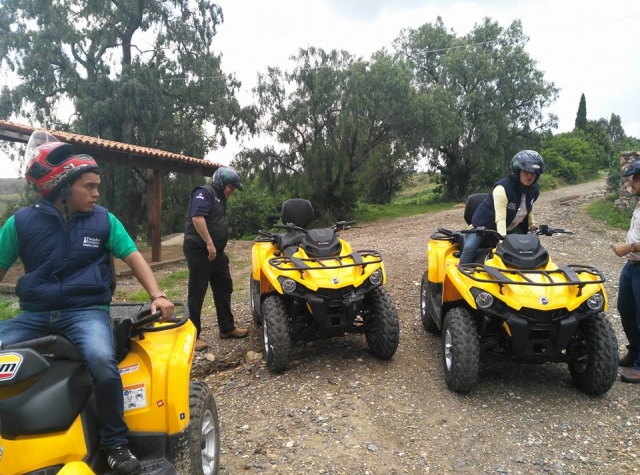 Camino por las cuatrimotos