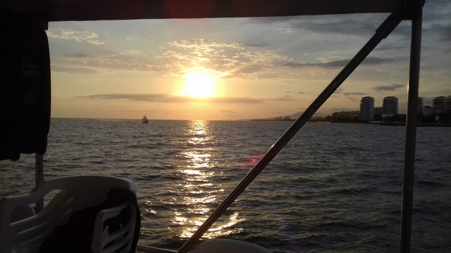 Mirando la puesta