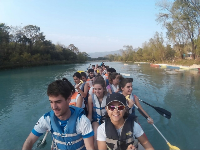 Rafting di gruppo 
