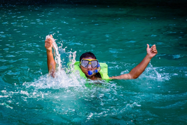 Snorkel com colete 