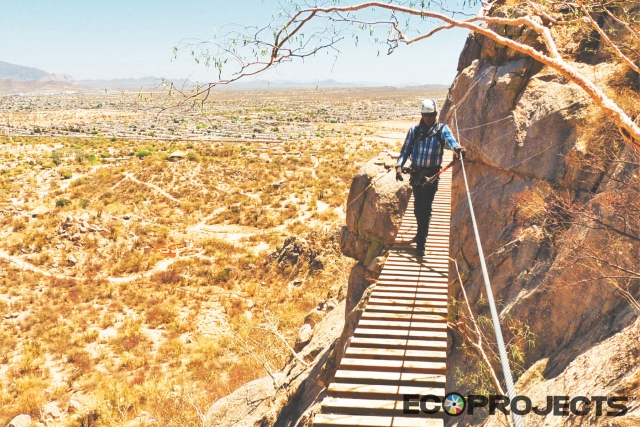  ponte em via ferrata 