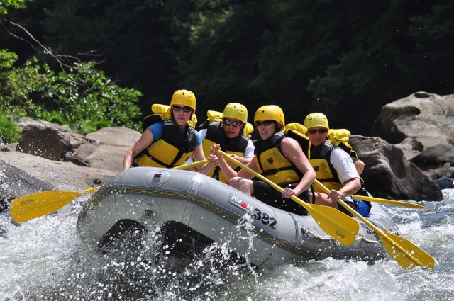  Rafting-Abfahrt 