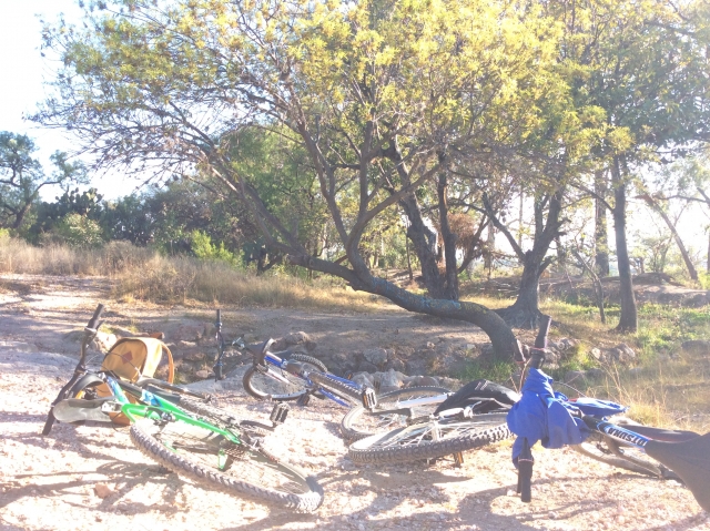  Lasciare le bici 