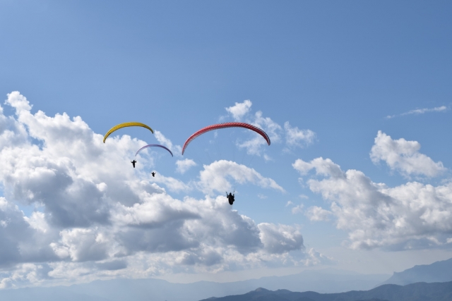  Paragliding flight session 