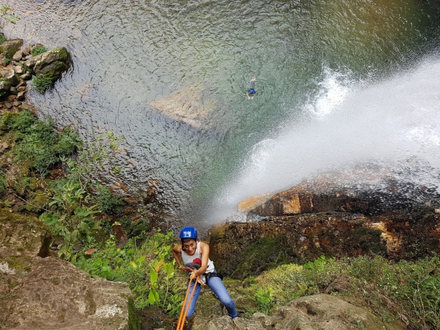  Rappel in Puebla ecopark 